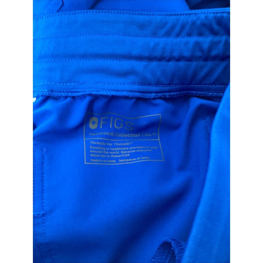 Figs Technical Collection Set Women's Size XXL Top Royal Blue Jogger Pants XXL-P - Picture 11 of 12